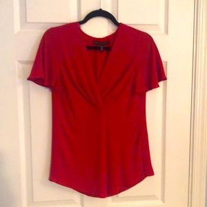 White House Black Market V-neck Blouse